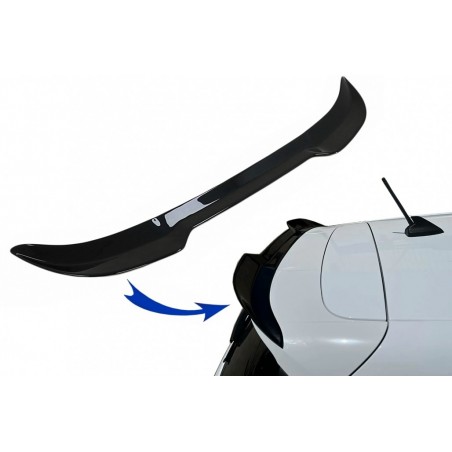 Roof Spoiler Cap suitable for Ford Fiesta Mk8 ST / ST-Line (2017-2021) Piano Black