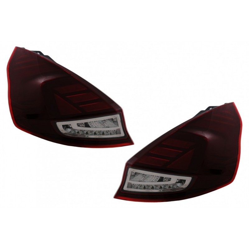 OSRAM LEDriving Taillights Full LED suitable for Ford Fiesta MK7.5 Facelift (2013-2017) Dynamic Sequential Turning Lights Black 