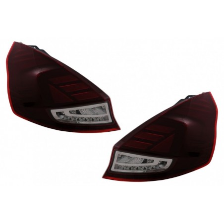 OSRAM LEDriving Taillights Full LED suitable for Ford Fiesta MK7.5 Facelift (2013-2017) Dynamic Sequential Turning Lights Black 