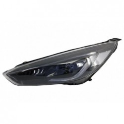 Priekiniai žibintai LED DRL tinka Ford Focus III Mk3 (2015-2017) Bi-Xenon Design Dinamiškai teka posūkio signalai Demon Look