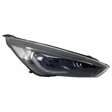 Priekiniai žibintai LED DRL tinka FORD Focus III Mk3 RHD (2015-2017) Bi-Xenon Design Dinamiškai tekantys posūkio signalai Demon 