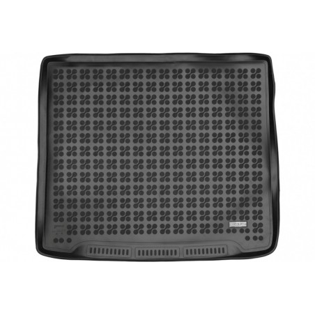 Rubber Trunk Mat Black suitable for Ford Focus MK4 Station Wagon (2018-up) with an irregular size spare tire