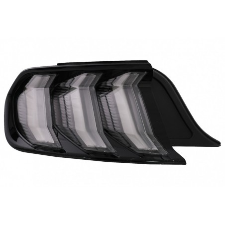 Full LED Taillights suitable for Ford Mustang VI S550 (2015-2019) Smoke Clear with Dynamic Sequential Turning Lights