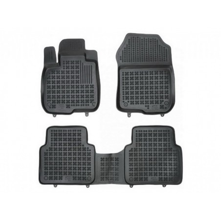 Rubber Floor Mats Black suitable for Honda CR-V V (2018-up) CR-V e:HeV (2022-up) Hybrid (HEV)