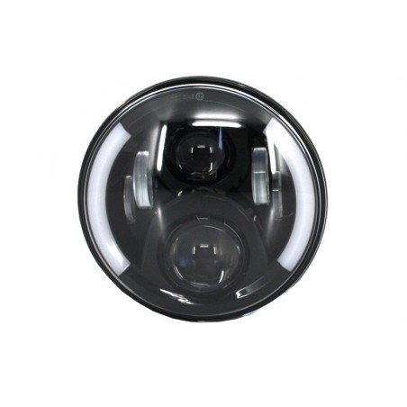 7 colių CREE LED priekiniai žibintai tinka Jeep Wrangler JK (2007-2017) Mercedes G-Class W463 (1989-2017) Land Rover Defender Ha