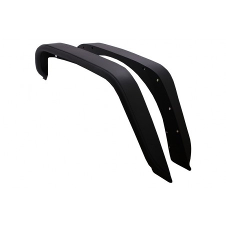Rear Crusher Tube Flat Steel Fender Flares suitable for Jeep Wrangler / Rubicon JK (2007-2017)