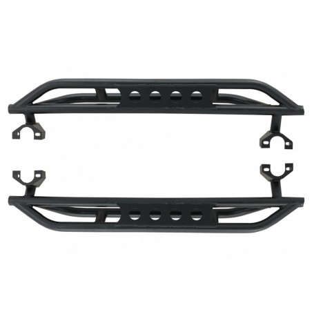 Bėgimo lentos šoninės pakopos Nerf juostos, tinkamos Jeep Wrangler Rubicon JK (2007-2017) 2 durų lygintuvui