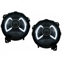 Full LED Headlights suitable for Jeep Wrangler IV JL/JLU (2018-up) Light Bar