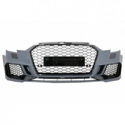 Front Bumper suitable for Audi A3 8V Facelift (2016-2019) Sedan Cabrio RS3 Design Brilliant Black