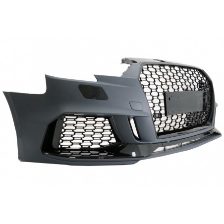 Front Bumper suitable for Audi A3 8V Facelift (2016-2019) Sedan Cabrio RS3 Design Brilliant Black