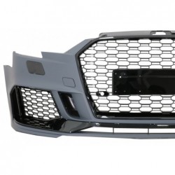 Front Bumper suitable for Audi A3 8V Facelift (2016-2019) Sedan Cabrio RS3 Design Brilliant Black