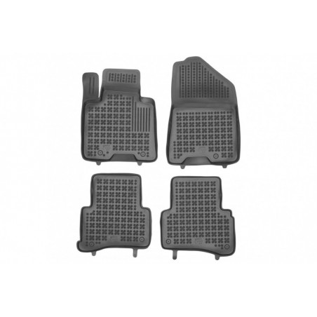 Rubber Floor Mats Black suitable for KIA Sportage IV Facelift (2018-)