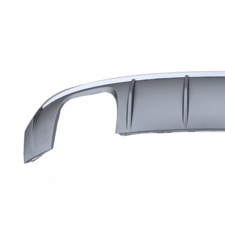 Rear Bumper Valance Diffuser suitable for Audi A3 8V Facelift (2016-2019) S-Line Bumper Sedan Convertible S3 Design