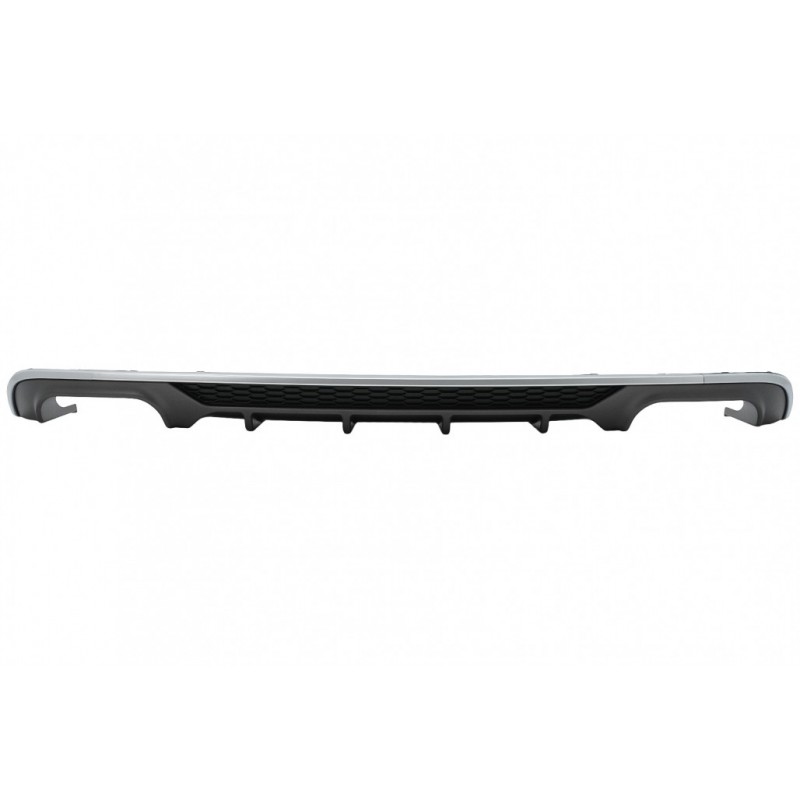 Rear Bumper Valance Diffuser suitable for Audi A3 8V Facelift Sedan Convertible (2016-2019) Standard Bumper SE S3 Design