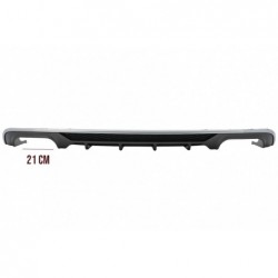 Rear Bumper Valance Diffuser suitable for Audi A3 8V Facelift Sedan Convertible (2016-2019) Standard Bumper SE S3 Design