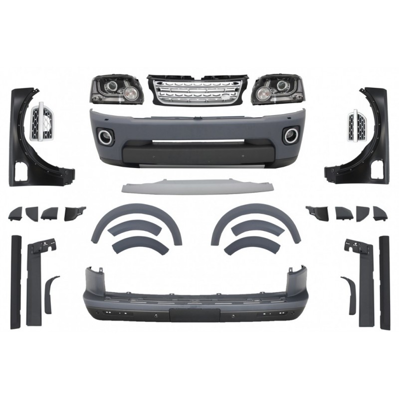 Complete Conversion Body Kit suitable for Land Rover Discovery 3 to Discovery 4 Facelift