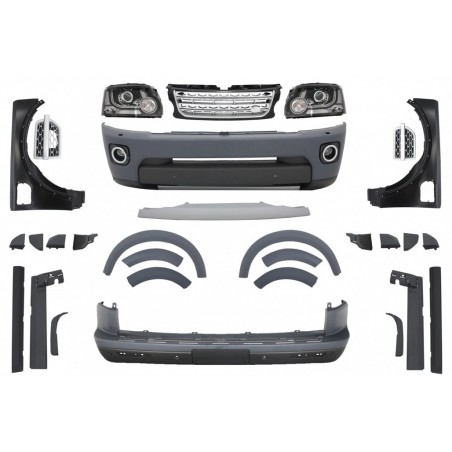 Complete Conversion Body Kit suitable for Land Rover Discovery 3 to Discovery 4 Facelift