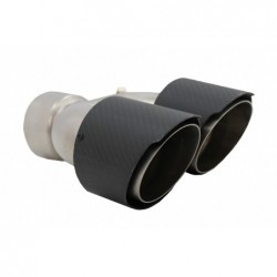 Carbon Fiber Exhaust Muffler Tips suitable for Land Rover Range Rover and SUVs Matte Finish Look Inlet 8 cm