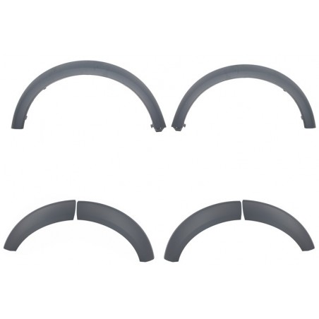 Wheel Arches Extension Trim Mouldings Fender Flares suitable for Land Rover Range Rover Discovery IV (2009-2016)