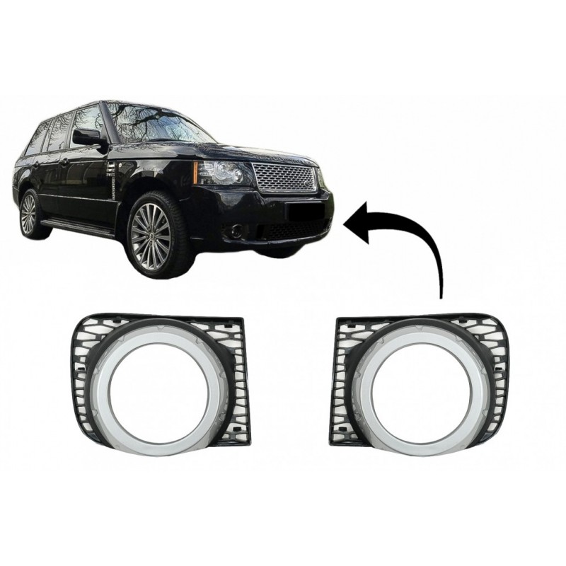Rūko žibintų dangteliai tinkami Land Rover Range Rover Vogue III L322 (2010-2012) autobiografiniam dizainui