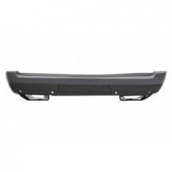 Rear Bumper with Exhaust Muffler Tips suitable for Range Rover Vogue IV L405 (2013-2017) Upgrade to Facelift 2018+ SVO Design