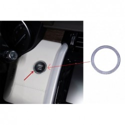 „Chromo Ring Frame“ paleidimo mygtukas tinka „Land Rover Discovery 5 L462“ (2017 m.–) „Discovery Sport L550“ (2014 m.–) „Range R