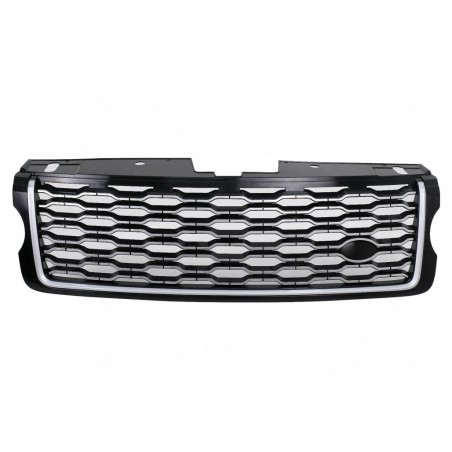 Central Grille suitable for Range Rover Vogue L405 (2013-2017) Autobiography Design conversion to 2018 Look Black & Chrome Editi