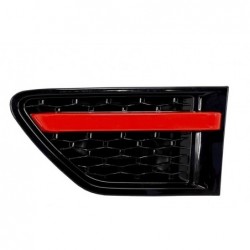 Central Grille and Side Vents Assembly suitable for Land Range Rover Sport L320 Facelift (2010-2013) Autobiography Look Black Re