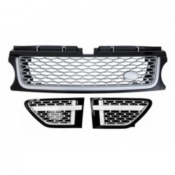 Central Grille and Side Vents Assembly suitable for Land Range Rover Sport L320 Facelift (2009-2013) Autobiography Look Black Si