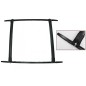 Stogo bagažinės Stogo bėgių skersinių strypų sistema, tinkama Land Rover Range Rover Sport L320 (2005–2013 m.)
