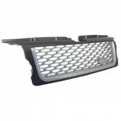 Central Grille and Side Vents Assembly suitable for Land Range Rover Sport L320 (2005-2008) Autobiography Look Silver Edition