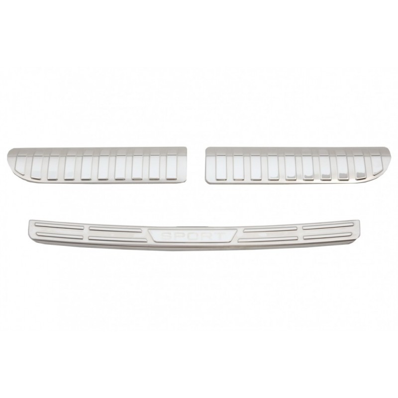Rear Bumper Protector Sill Plate Foot Plate Aluminum Cover suitable for Range Rover Sport L494 (2014-up)