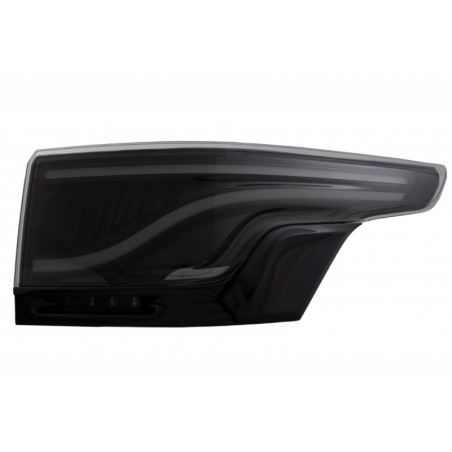 Glohh LED LightBar Taillights suitable for Range Rover Sport L494 (2013-up) GL-5X Smoke High Gloss Black Trim