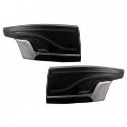 Glohh LED LightBar Taillights suitable for Range Rover Sport L494 (2013-up) GL-5X Smoke Platinum Satin Trim