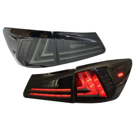 Taillights Full LED suitable for LEXUS IS XE20 (2006-2012) Light Bar Facelift New XE30 Smoke