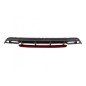 Rear Bumper Valance Diffuser suitable for Mercedes W176 A-Class (2012-2018) A45 Facelift Design Red Edition