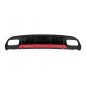 Rear Bumper Valance Diffuser suitable for Mercedes W176 A-Class (2012-2018) A45 Facelift Design Red Edition