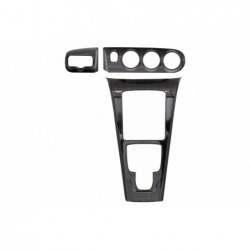 Inner Decoration Console Air condition Pannel Dashboard and Car Headlight Switch Frame Trim Carbon Film suitable for Mercedes A-