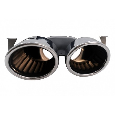 Exhaust Muffler Tips suitable for Mercedes A-Class W177 CLA II X118 C118 GLA SUV H247 GLB SUV X247 35 AMG / 45 AMG (2018-) 45S D