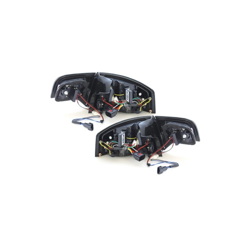 LED galiniai žibintai tinka Audi A4 B7 Limousine (2004-2008) LED Blinker Red Smoke