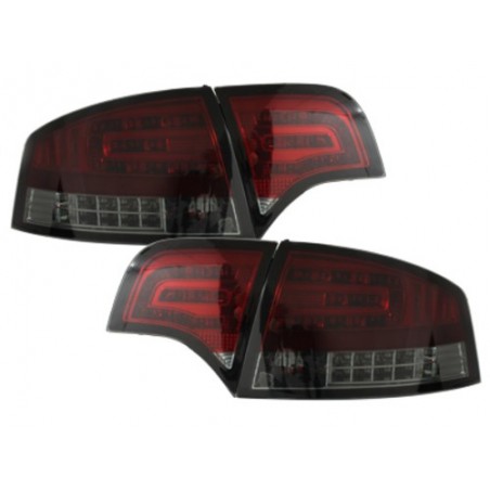 LED galiniai žibintai tinka Audi A4 B7 Limousine (2004-2008) LED Blinker Red Smoke