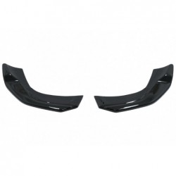 Rear Bumper Side Splitters Fins suitable for Mercedes A-Class W177 A35 A45 Hatchback (2018-up) Piano Black