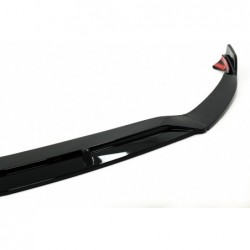 Front Bumper Spoiler Lip suitable for Mercedes A-Class W177 V177 (2018-Up) Piano Black