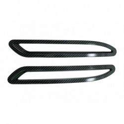 Rear Bumper Reflectors Frame Trim Cover Stickers Decal suitable for Mercedes A-Class V177 Sedan AMG Line (2018-Up) Carbon