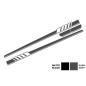 Side Decals Sticker Vinyl Dark Grey suitable for MERCEDES C-Class C205 Coupe A205 Cabriolet (2014-) C63 Design