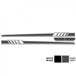 Side Decals Sticker Vinyl Dark Grey suitable for MERCEDES C-Class C205 Coupe A205 Cabriolet (2014-) C63 Design