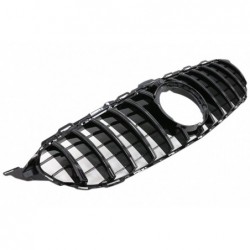 Front Grille suitable for Mercedes C-Class W205 Sedan S205 T-Modell A205 Cabriolet C205 Coupe Facelift (03.2018-2020) Black