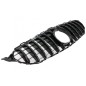 Front Grille suitable for Mercedes C-Class W205 Sedan S205 T-Modell A205 Cabriolet C205 Coupe Facelift (03.2018-2020) Black