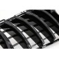 Front Grille suitable for Mercedes C-Class W205 Sedan S205 T-Modell A205 Cabriolet C205 Coupe Facelift (03.2018-2020) Black