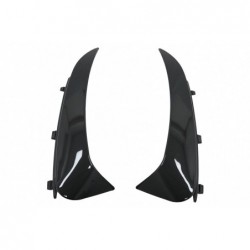 Rear Bumper Flaps Side Fins Flics suitable for Mercedes C Class C205 A205 (2015-2019) Piano Black